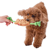 Petio "Taiyaki" Plush Tug & Squeaky Dental Rope Toy