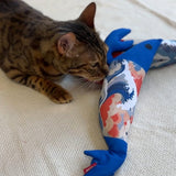 Petio "Stormy Waves" Shrimp Kicker Toy with Silvervine
