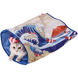 "Petio “Aranami Waves" Crinkle Play Sack 2-in-1 Tunnel & Hideaway Toy