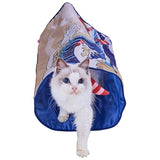 "Petio “Aranami Waves" Crinkle Play Sack 2-in-1 Tunnel & Hideaway Toy