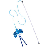 Petio “Blue Lightning" Flying Fish Wand with Crinkle & Shimmer (Blue Toy Range)