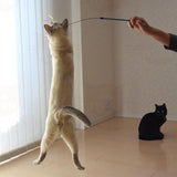 Petz Route Cat Teaser with Feathers & Ribbon - Green