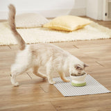 Petio Raised Ceramic Cat Bowl with Pattern - Dry Food - Cats1stUK