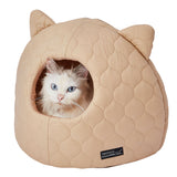 Petio Necoco Quilted Cat Ear Dome Bed with Cushion