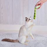 Petio Long Furry Tail Mouse with Silvervine & Bell