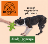 Petio AddMate "Verde Tartaruga" Dental Rope Turtle 3-in-1 Interactive Tug & Nosework Toy