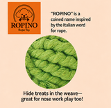 Petio AddMate "Verde Tartaruga" Dental Rope Turtle 3-in-1 Interactive Tug & Nosework Toy