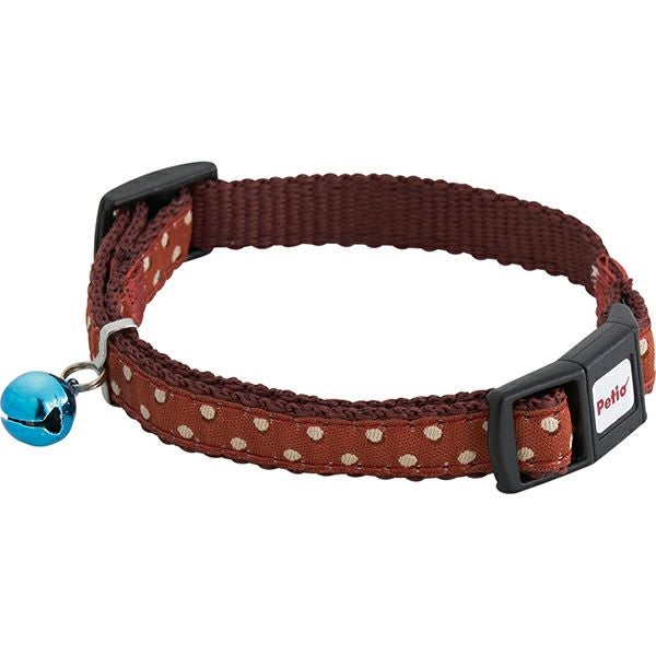 brown-polka-dot-collar