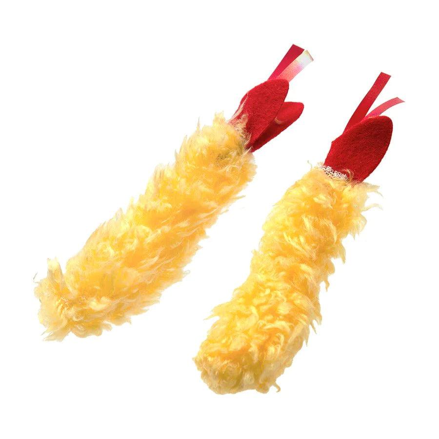 Japan COMET Catnip Toy – Tempura Shrimp Dental Care Toy (2 pcs) - Cats1stUK