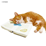CattyMan 貓用小枕頭 (2段高度 - 硬皮書造型)