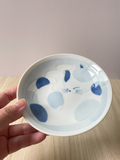 Sleeping Cat Sauce Plate - Blue