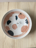 Sleeping Cat Medium Side Dish Plate - Orange