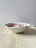 Sleeping Cat Medium Side Dish Plate - Orange