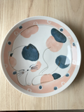 Sleeping Cat Curry Plate - Orange