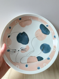 Sleeping Cat Curry Plate - Orange