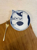 Hasami Ware Bicolour Cat Medium Plate