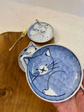Hasami Ware Kotetsu Cat Medium Plate