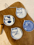 Hasami Ware Bicolour Cat Small Plate