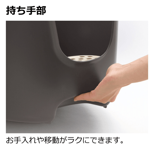 Made in Japan RICHELL Open Type High Wall Cat Litter Box (Gray/Pink) - Cats1stUK