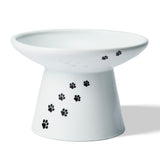 Necoichi "Shallow-Wide" Whisker Relief Elevated Cat Food Bowl