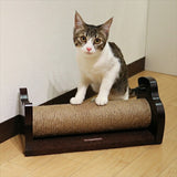 CattyMan "Modern Room" Heavy-Duty Jute Rolling Silhouette Scratcher