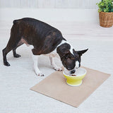 Petio Elevated Stoneware ”Wide-Rim" Anti-Stains Dog Bowl - Size S