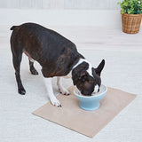 Petio Elevated Stoneware Ergonomic Raised Dog Feeding Bowl - Size M