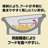Petio Necoco Patented Wood Grained ”Dry Food" Anti-Slide Raised Cat Bowl