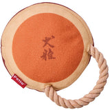 Petio "Dorayaki" Plush Tug & Squeaky Dental Rope Toy