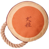 Petio "Dorayaki" Plush Tug & Squeaky Dental Rope Toy