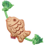 Petio "Taiyaki" Plush Tug & Squeaky Dental Rope Toy