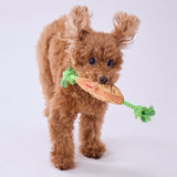 Petio "Taiyaki" Plush Tug & Squeaky Dental Rope Toy