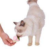 The "Cool Lick" Ice Cream Interactive Wall-Mounted Toy with Catnip