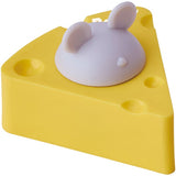 The "Big Cheese" Interactive Lickable Wall Toy with Catnip