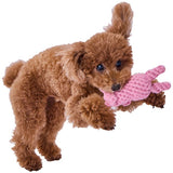 Petio AddMate "Rosa Coniglio" Dental Rope Rabbit 3-1 in Interactive Tug & Nosework Toy