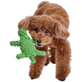 Petio AddMate "Verde Tartaruga" Dental Rope Turtle 3-in-1 Interactive Tug & Nosework Toy