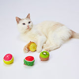 Petio 熱帶水果球(四種生果)，內含貓草粉末